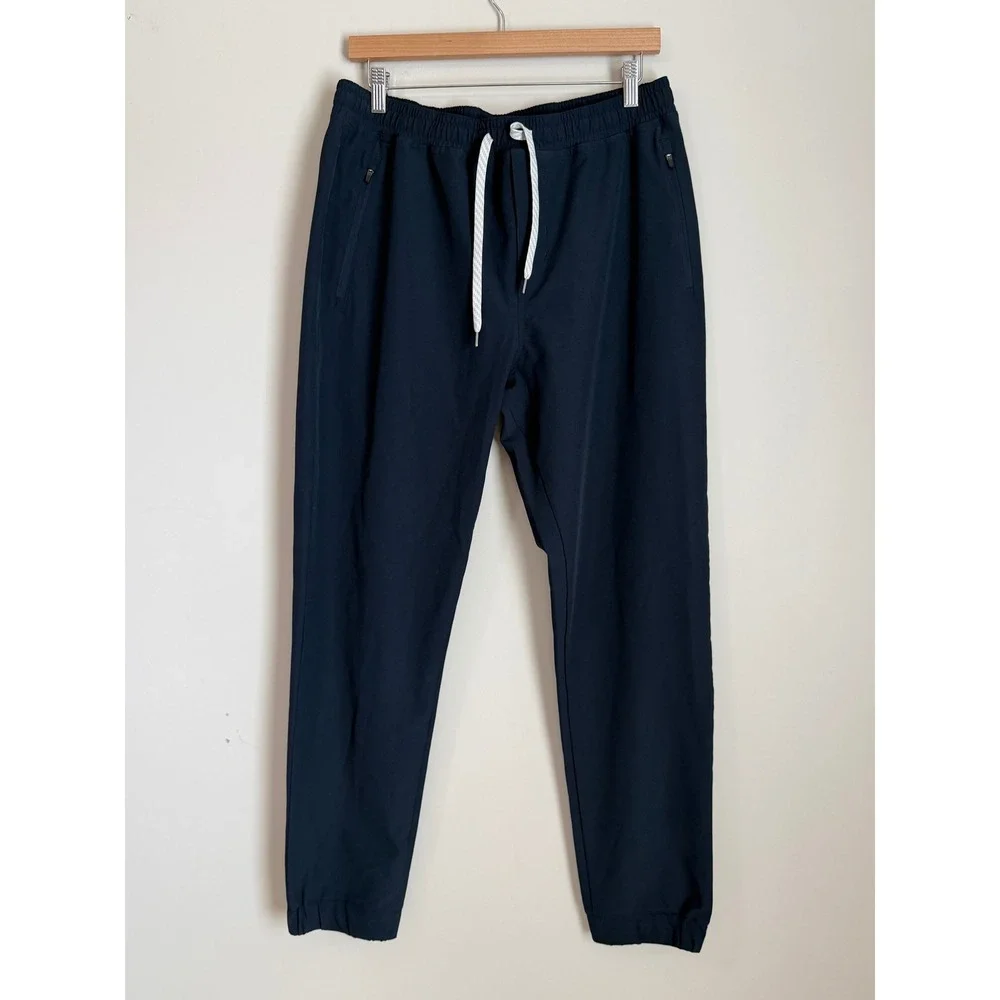 Vuori Transit Jogger Pants Mens Large Navy Blue Travel Casual Training